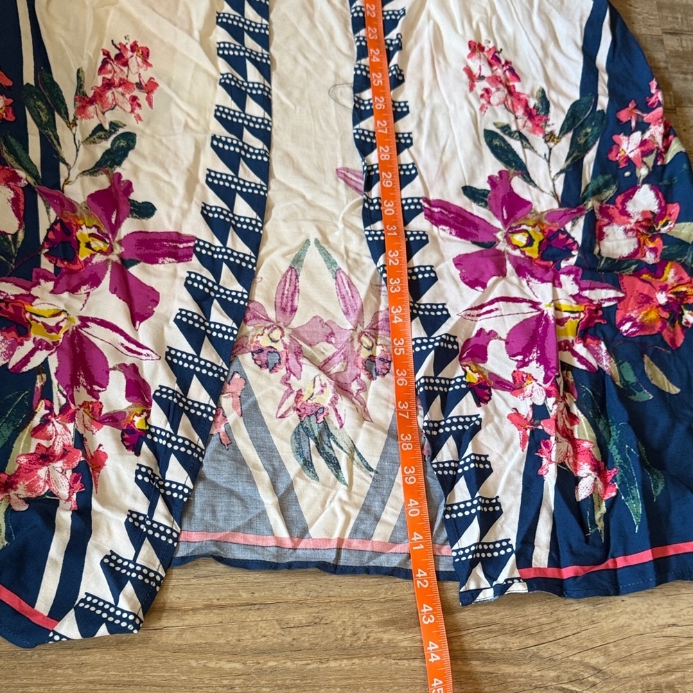Flying Tomato Floral Kimono Jacket - Blue and Pink size M/L - Picture 4 of 9